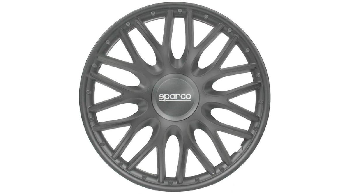 Enjoliveur+Sparco+Roma+16+pouces+gris+%28%C3%A0+l%27unit%C3%A9%29